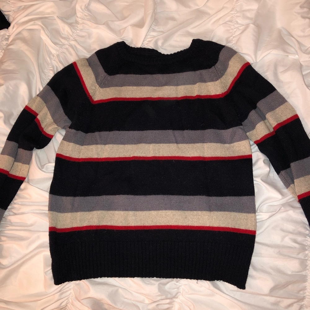Brandy Melville Striped Crew Neck Sweater